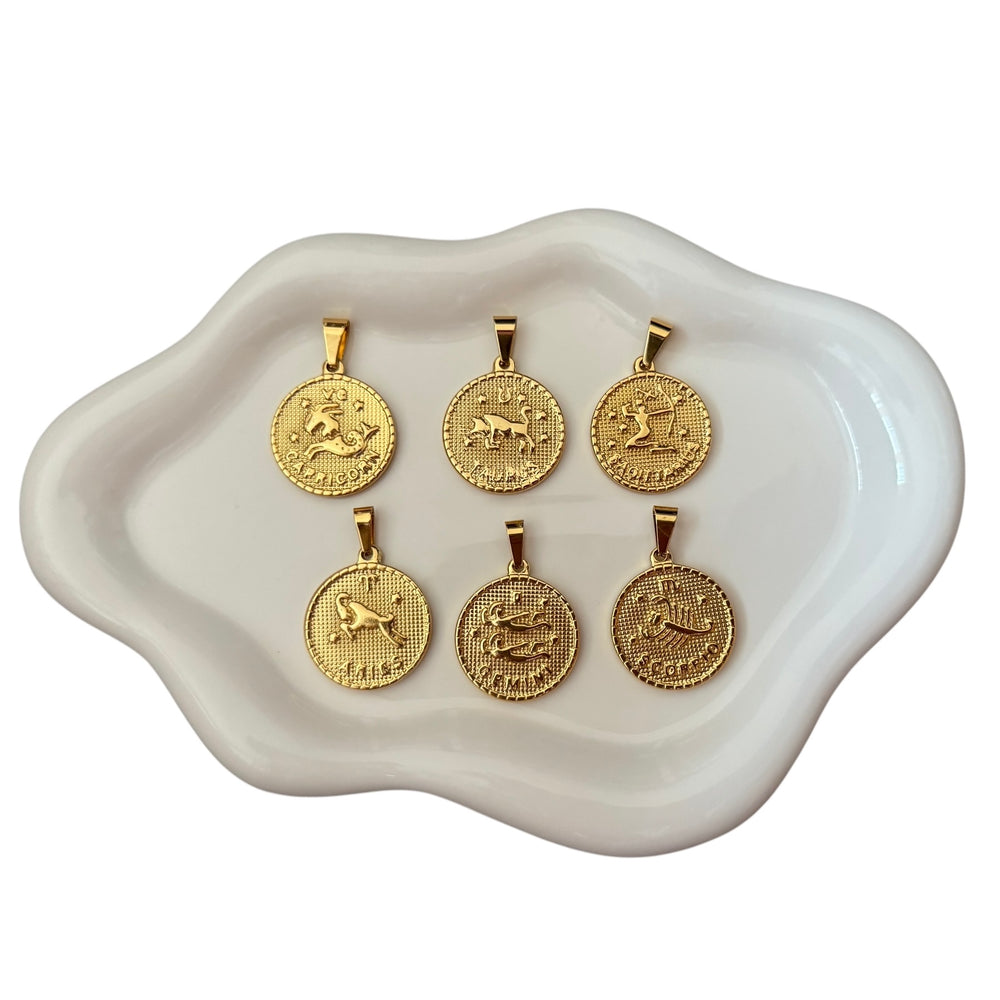 
                      
                        Zodiac Coin Pendant Necklace - Positively Beaded
                      
                    