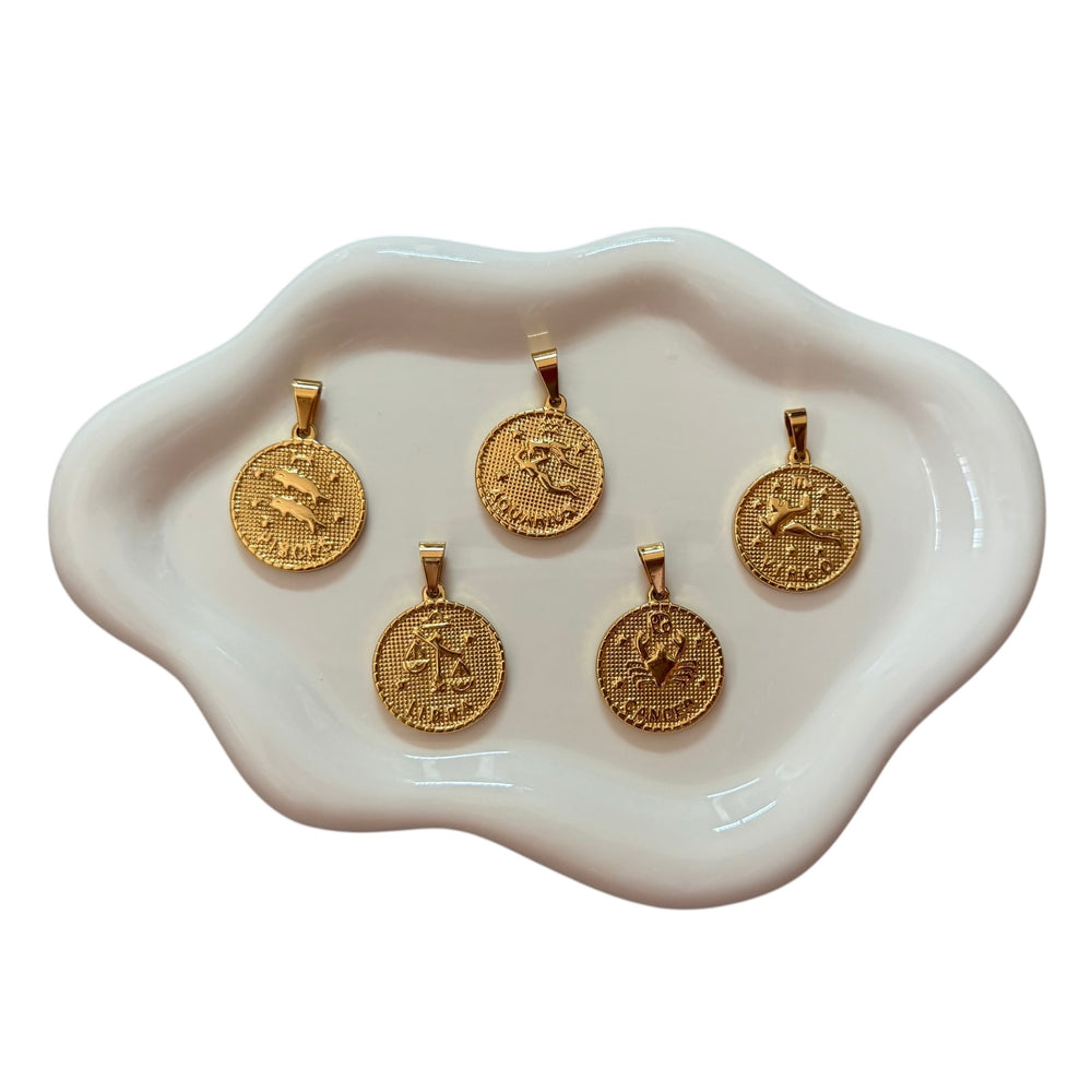 
                      
                        Zodiac Coin Pendant Necklace - Positively Beaded
                      
                    