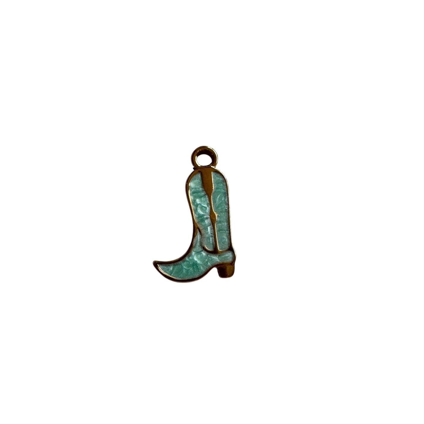 Enamel Cowboy Boot Charm