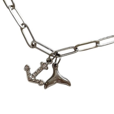 The Coastal Duo Charm Anklet | PB Charm Studio