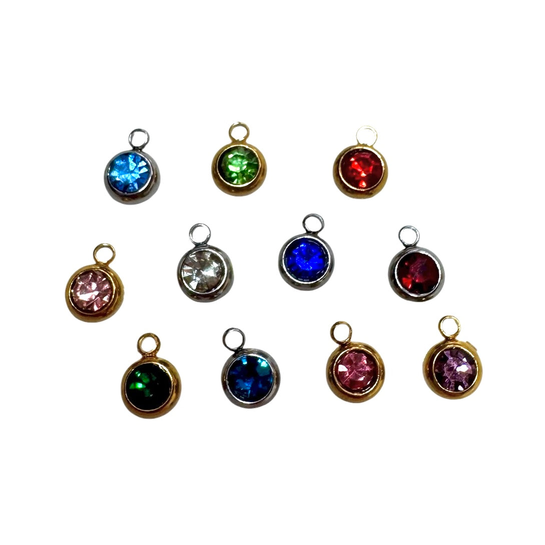 Colourful Micro Gemstone Charm