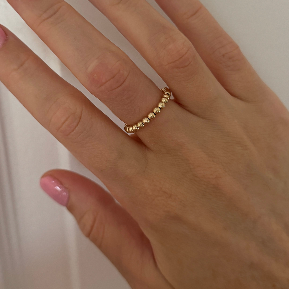 
                      
                        Simple Gold Ring - 3mm - Positively Beaded
                      
                    