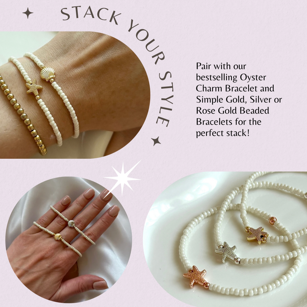 
                      
                        Starfish charm bracelet
                      
                    