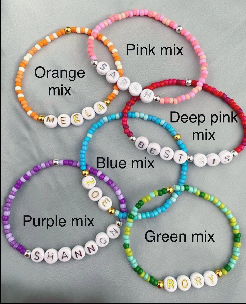 FROG SAC 6 Beaded Bracelets for Girls, Silicone Bracelet Pack for Kids, Cute  Bead Bracelets, VSCO Girl Birthday Party Favors for Teens (Halloween) -  Walmart.com