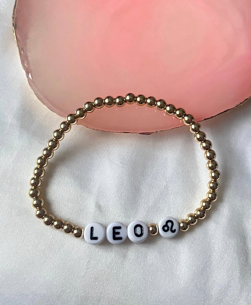 Horoscope beaded bracelet