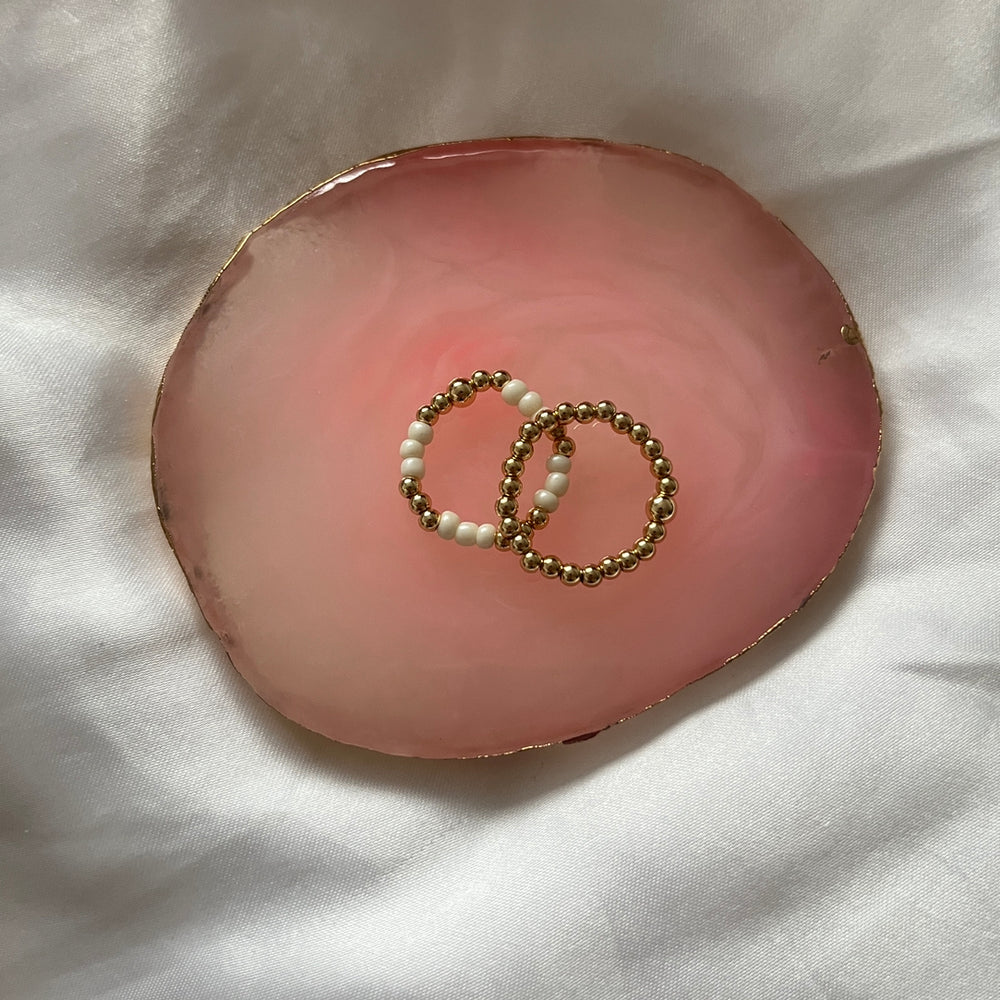 
                      
                        Pearl and gold ring - Positively Beaded
                      
                    